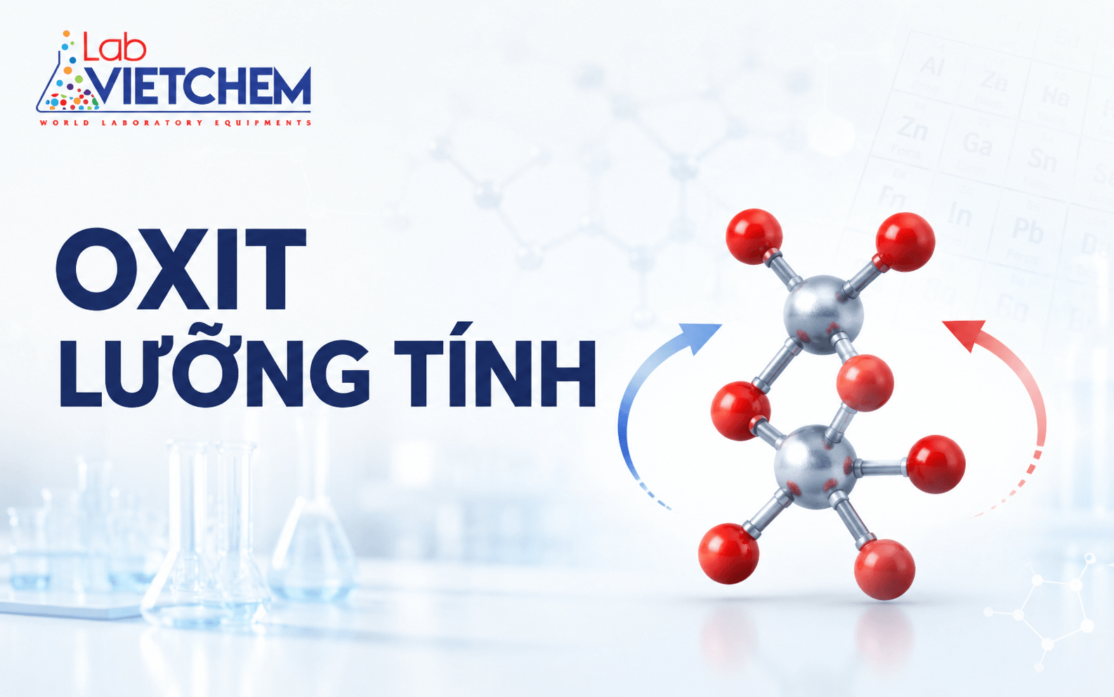 Oxit lưỡng tính là gì? Tính chất, cách nhận biết và ví dụ